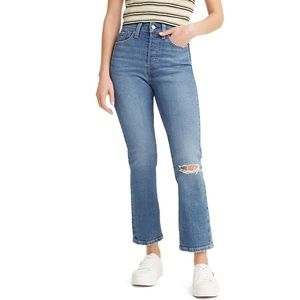 Levi’s Women’s Wedgie Straight Jean in Medium Indigo